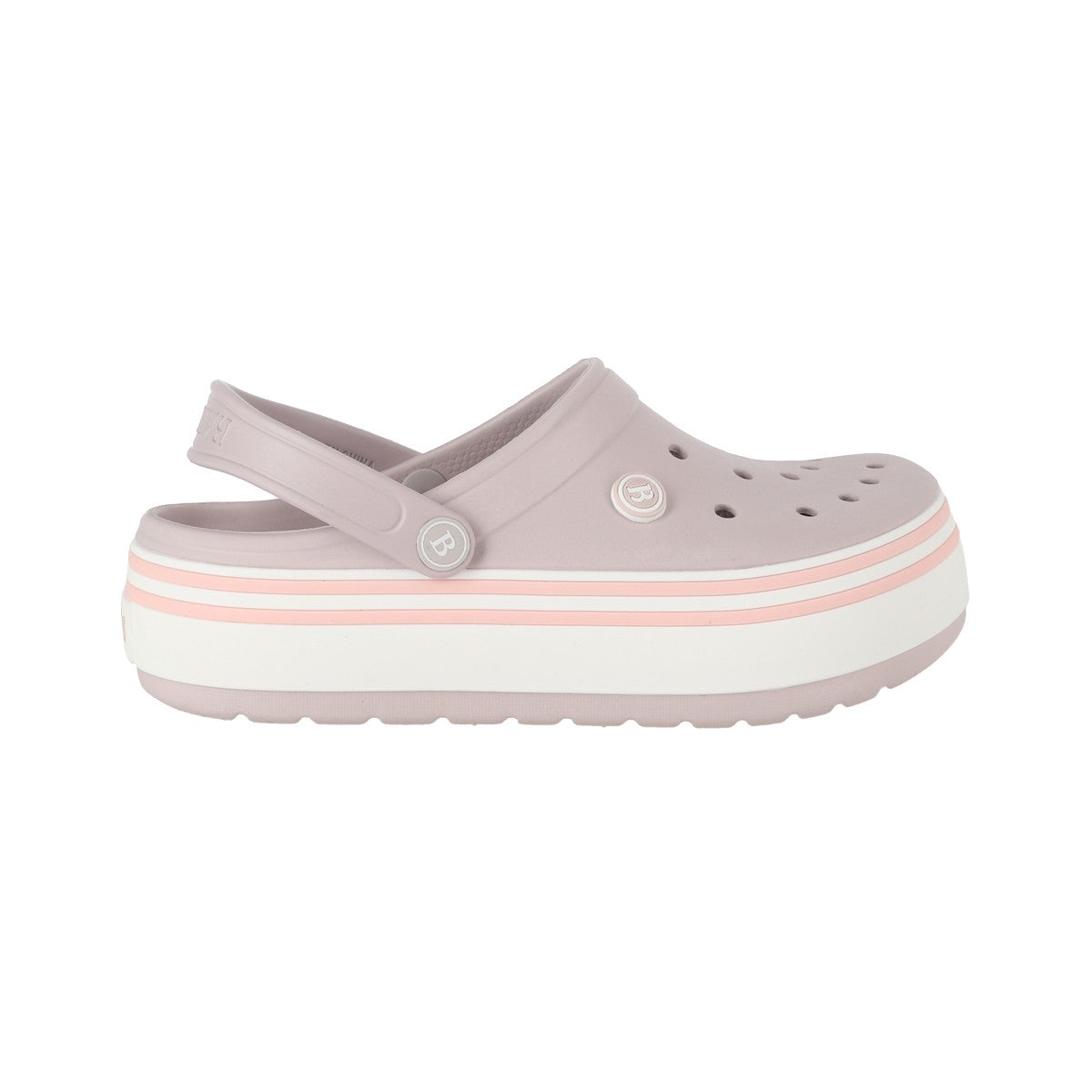 Zuecos EVA Airline High Gris Claro