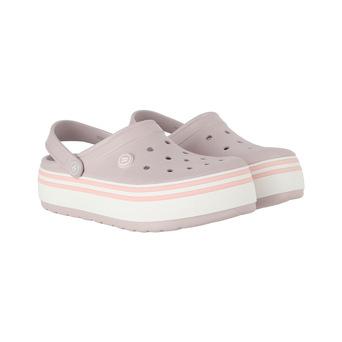 Zuecos EVA Airline High Gris Claro