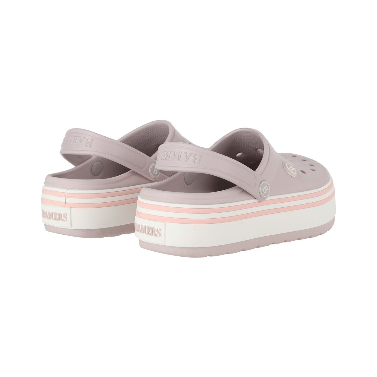 Zuecos EVA Airline High Gris Claro