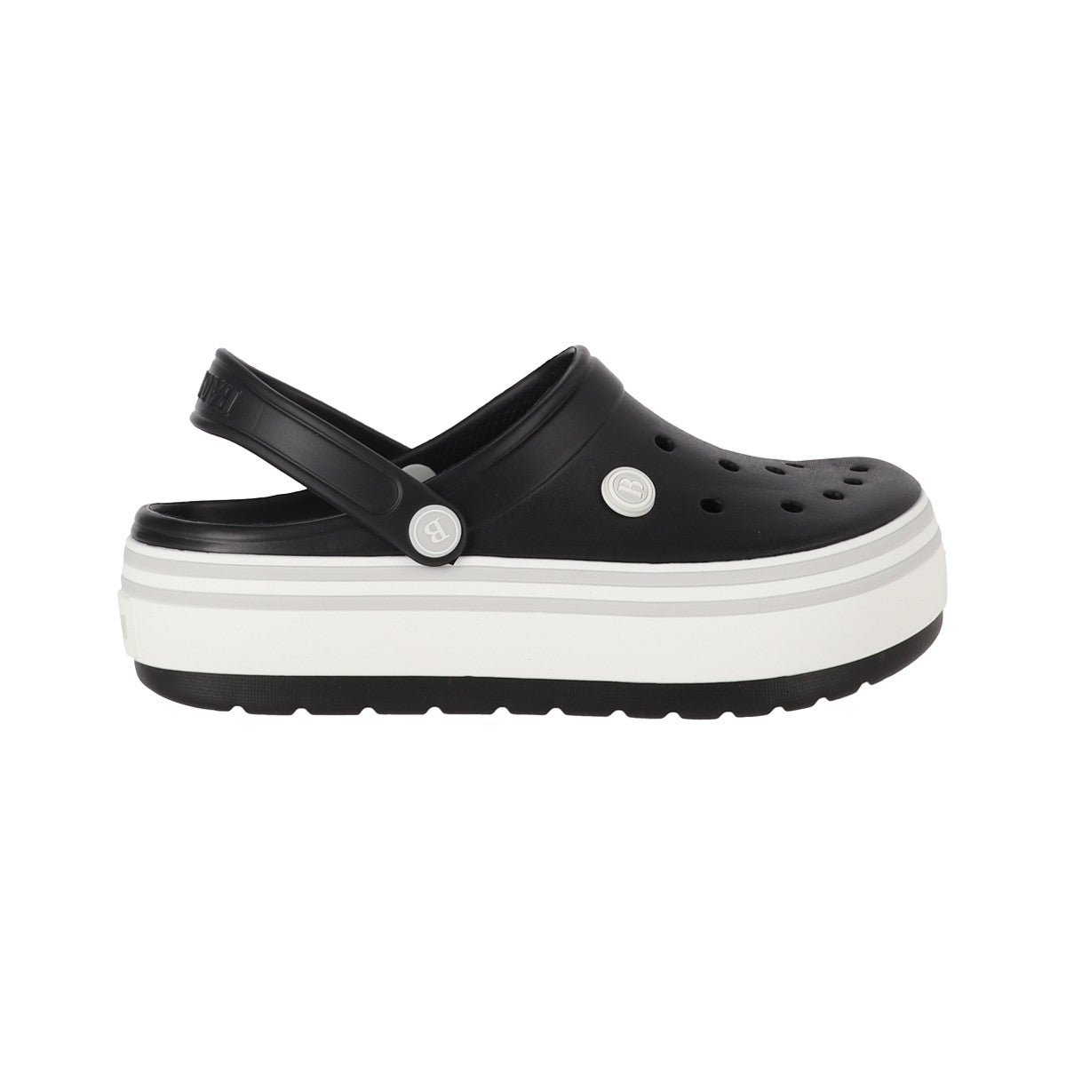 Zuecos EVA Mujer Airline High Negro/Blanco