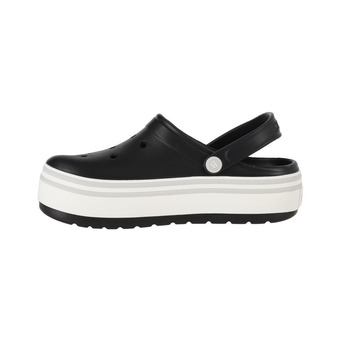 Zuecos EVA Mujer Airline High Negro/Blanco