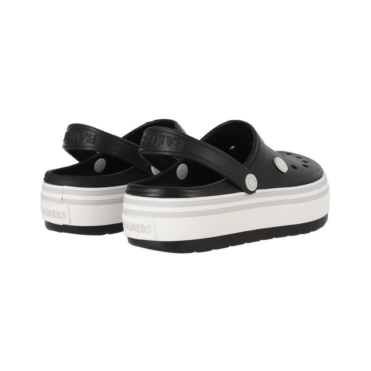Zuecos EVA Mujer Airline High Negro/Blanco
