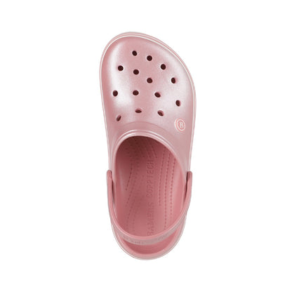 Zuecos EVA Mujer Airline High Rosa Metálico