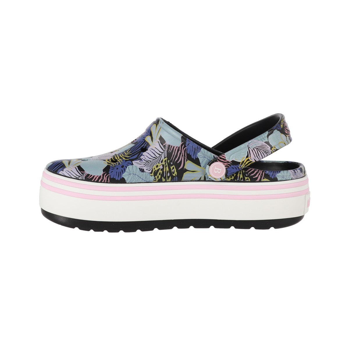 Zuecos EVA Mujer Airline High Negro Print