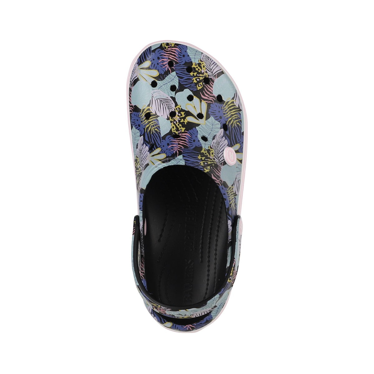 Zuecos EVA Mujer Airline High Negro Print