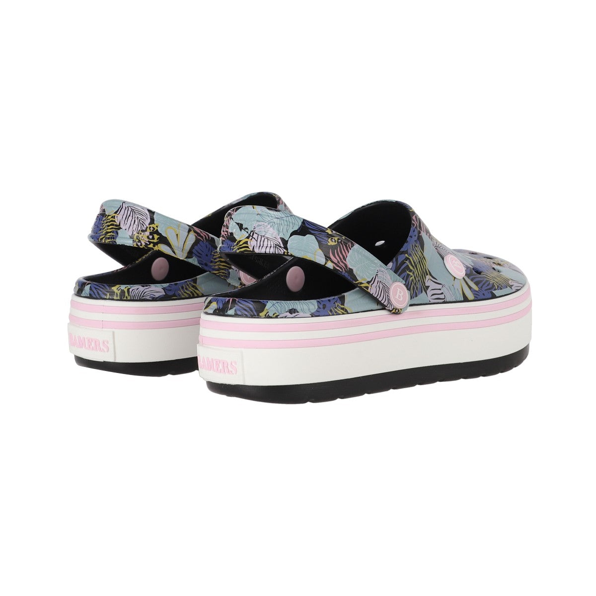 Zuecos EVA Mujer Airline High Negro Print