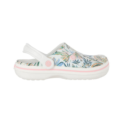 Zuecos EVA Mujer Airline Blanco Print