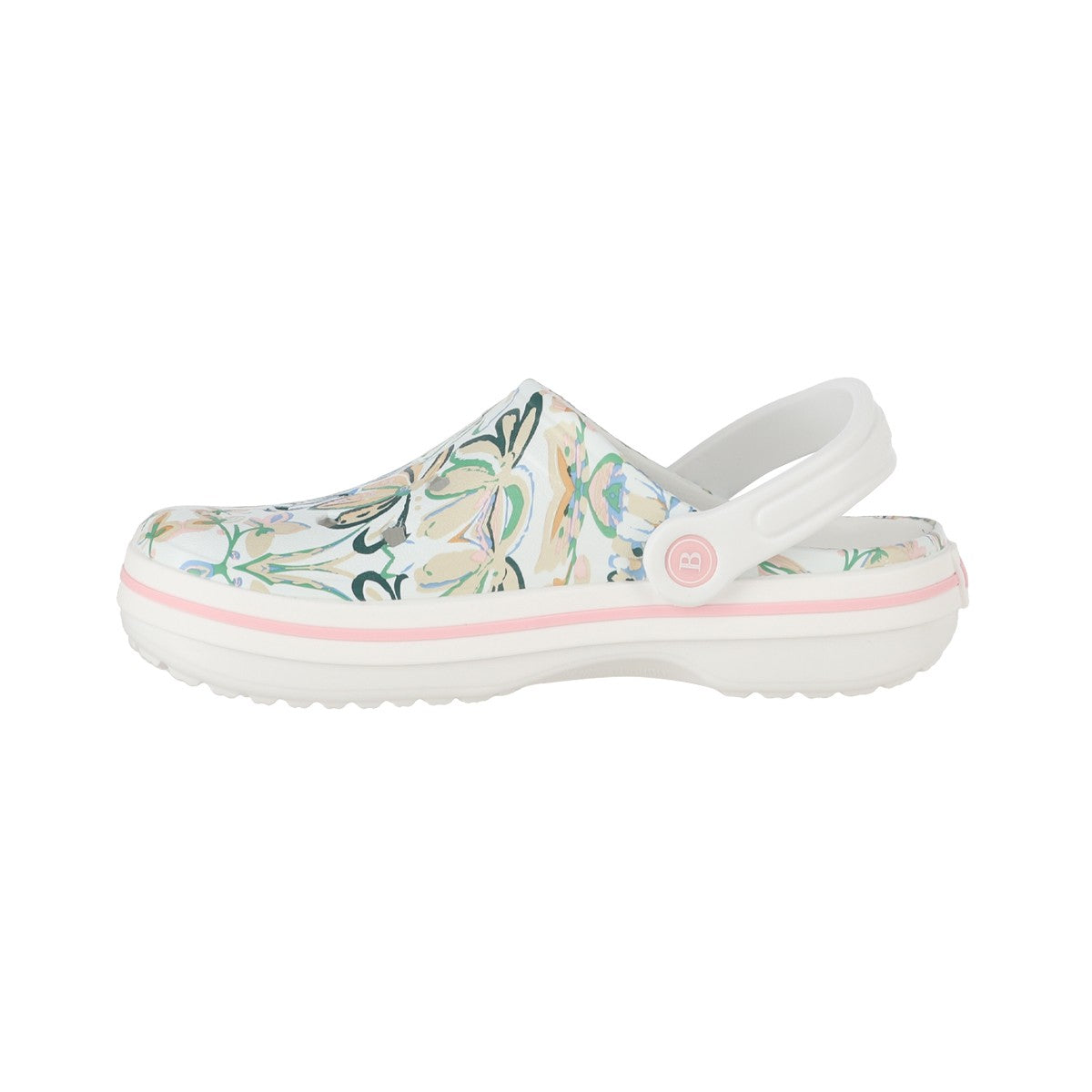 Zuecos EVA Mujer Airline Blanco Print