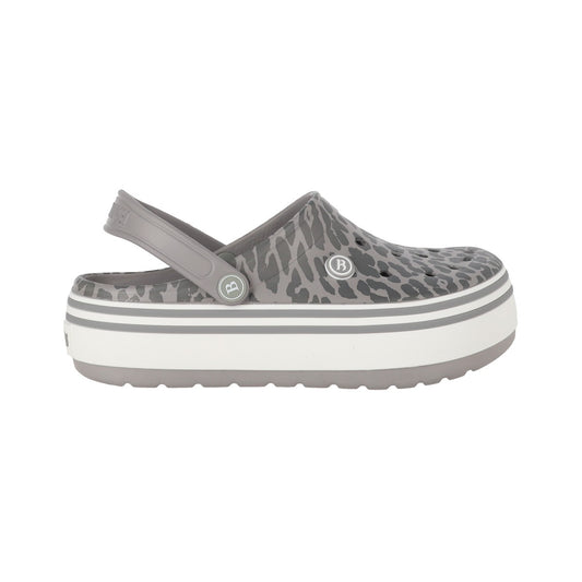 Zuecos EVA Mujer Airline High Gris Print
