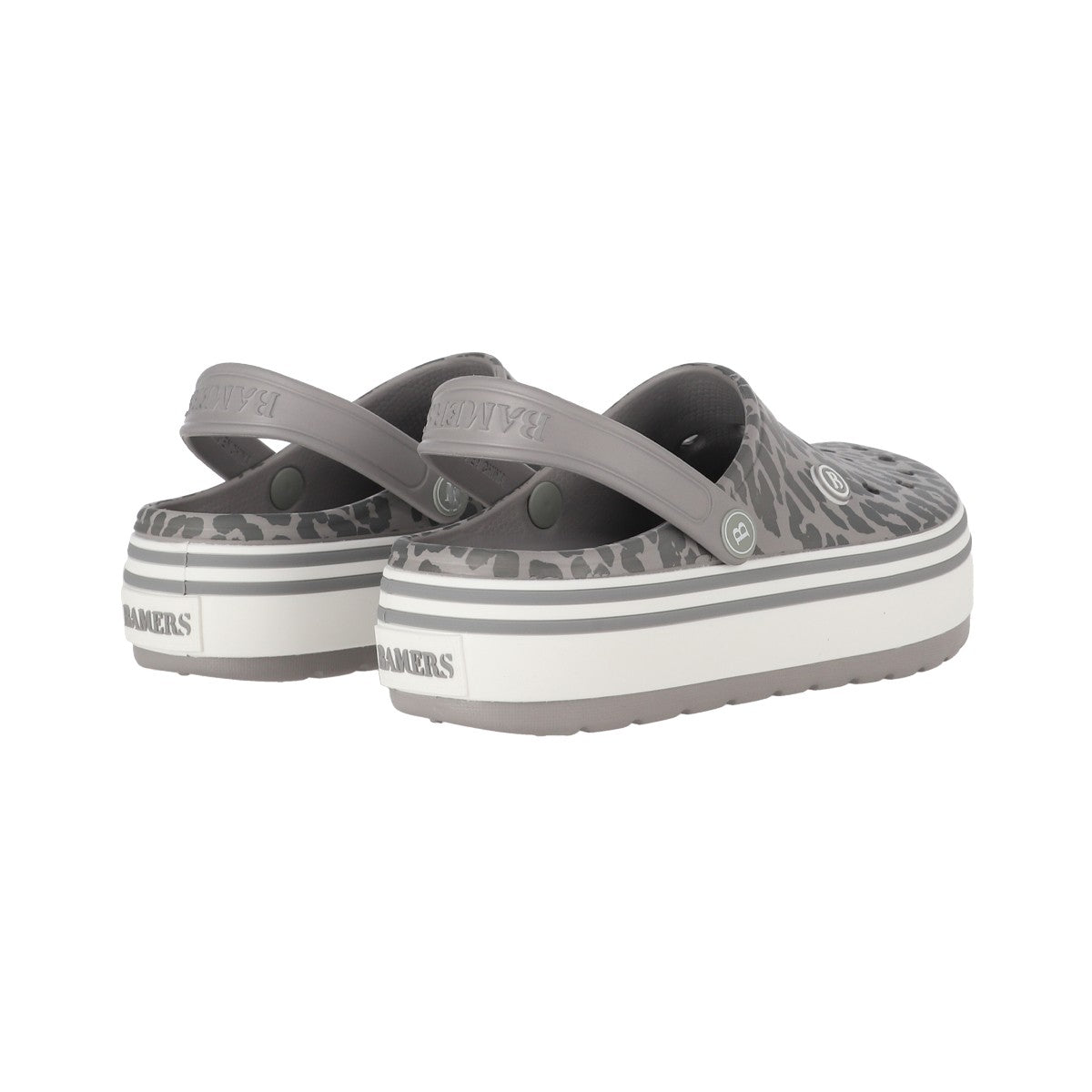 Zuecos EVA Mujer Airline High Gris Print