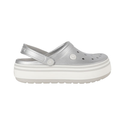 Zuecos EVA Mujer Airline High Plateado