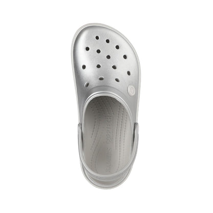 Zuecos EVA Mujer Airline High Plateado