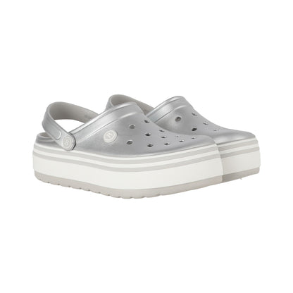 Zuecos EVA Mujer Airline High Plateado