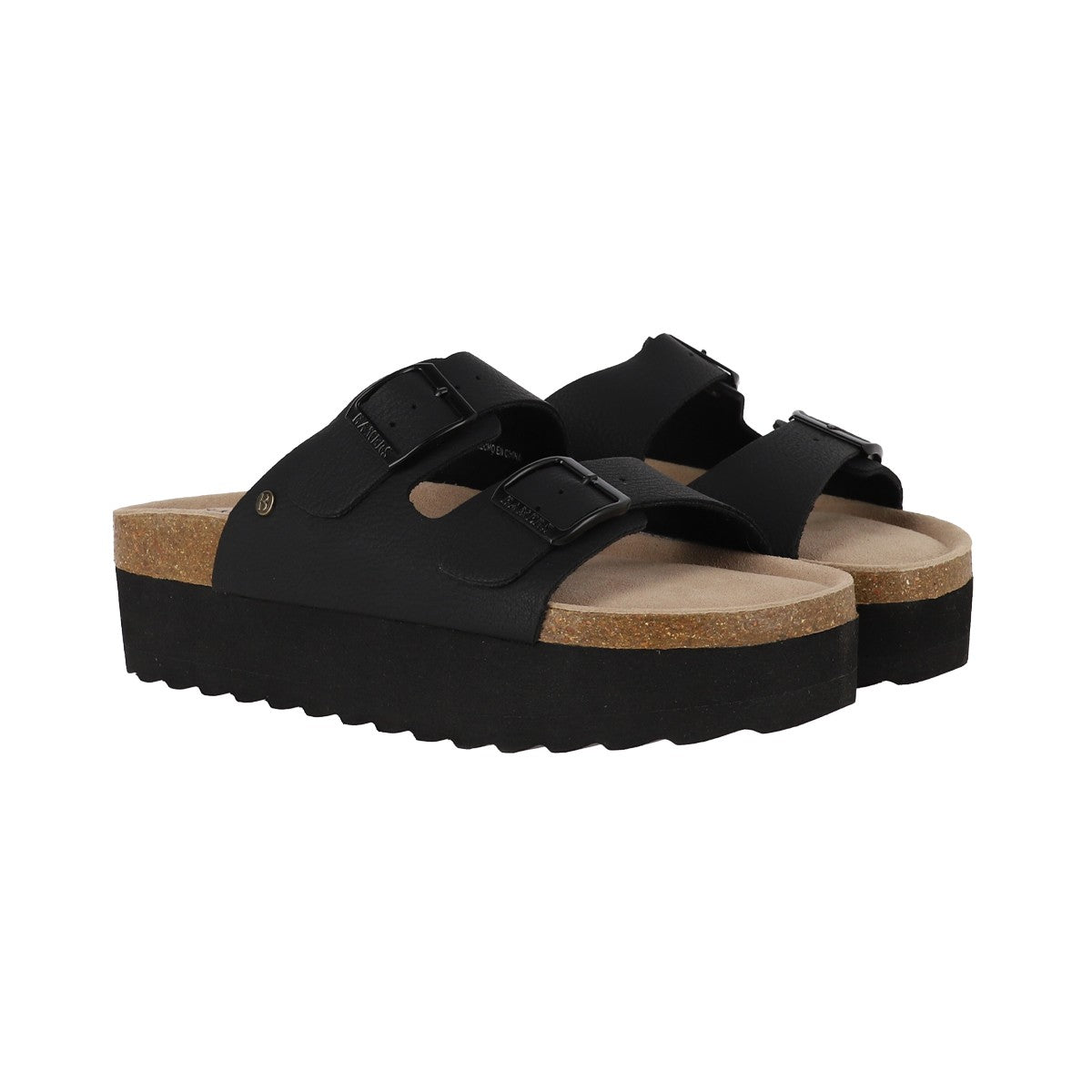 Sandalias Mujer Kend High Negro