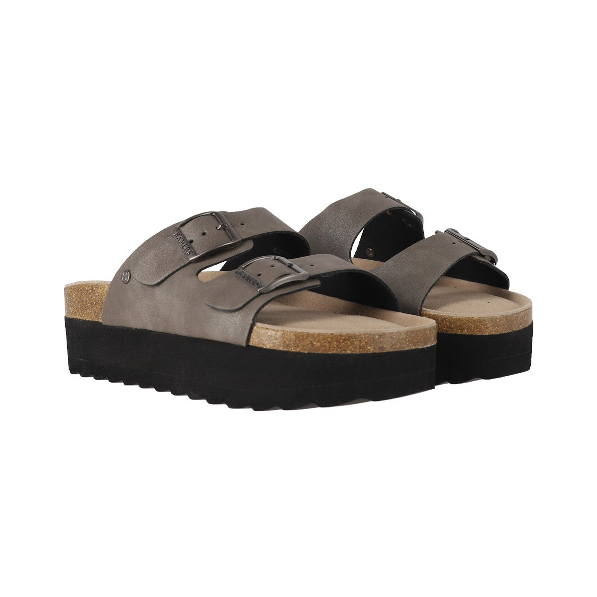 Sandalias Mujer Kend High Gris