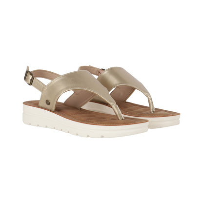 Sandalias Mujer Amapola Dorado