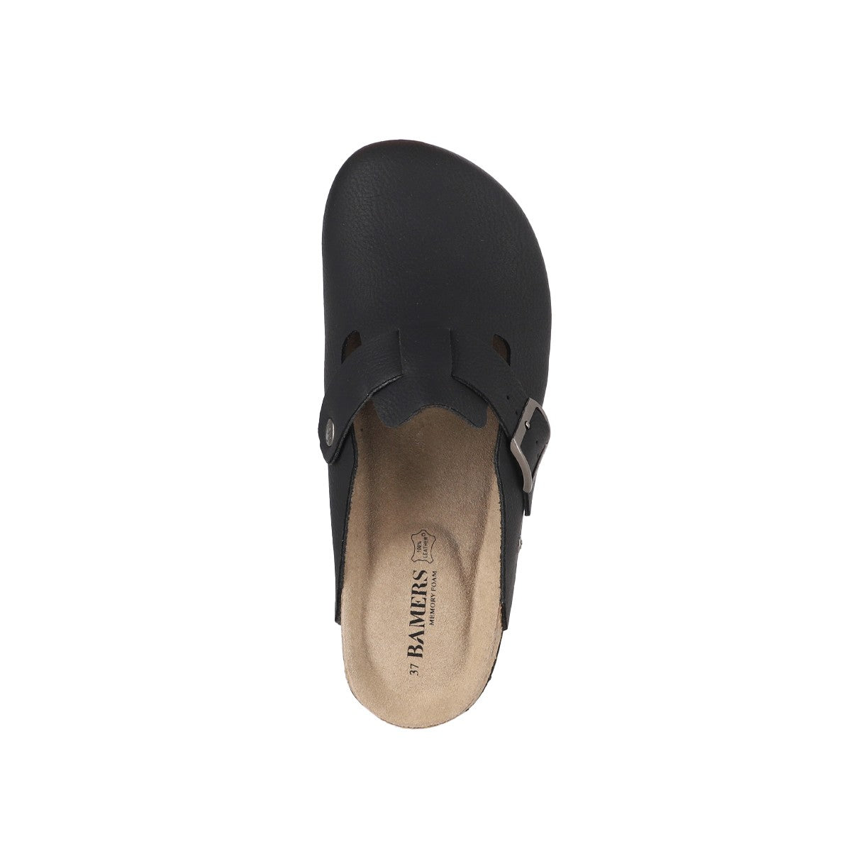 Zuecos Mujer Classic Buckle Negro