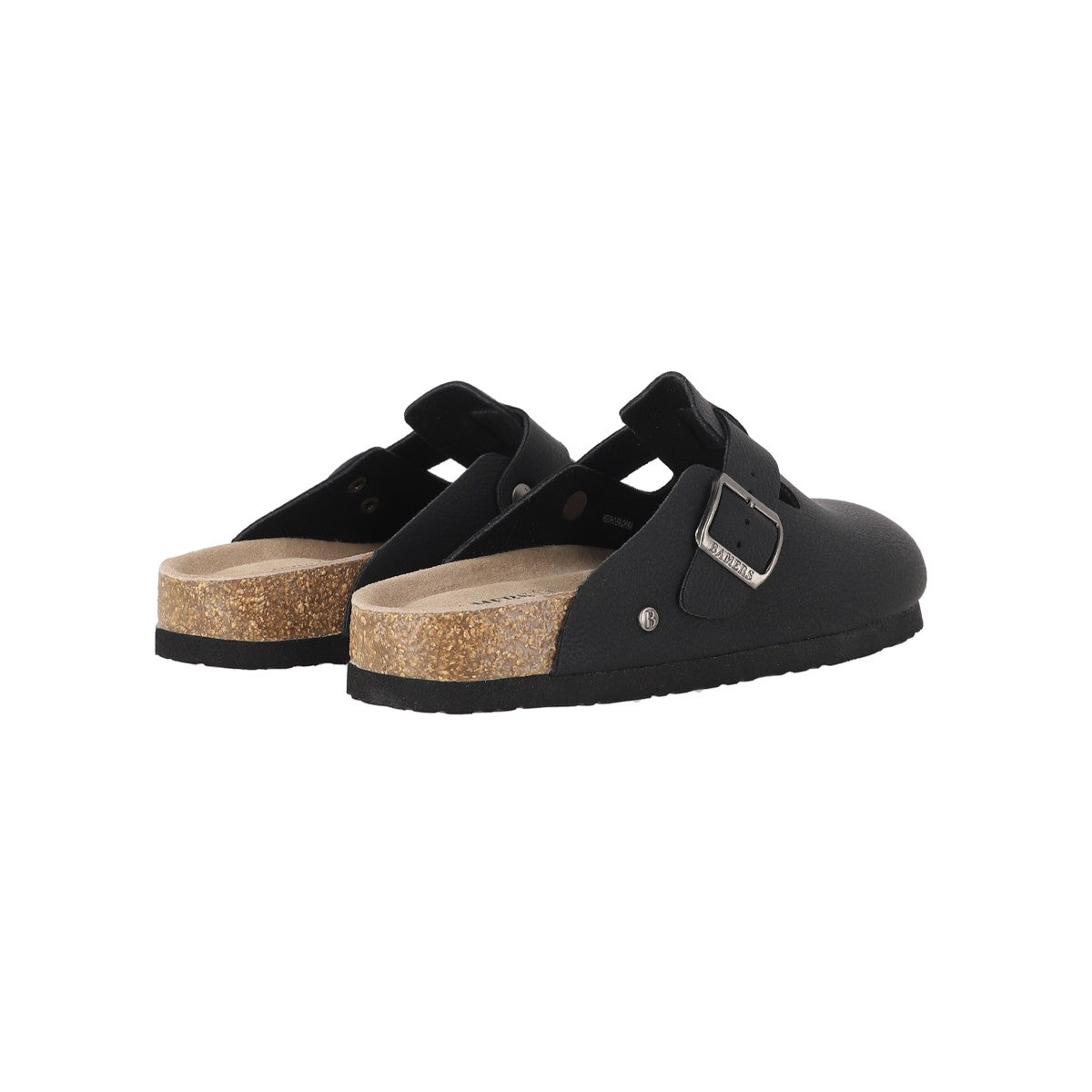 Zuecos Mujer Classic Buckle Negro