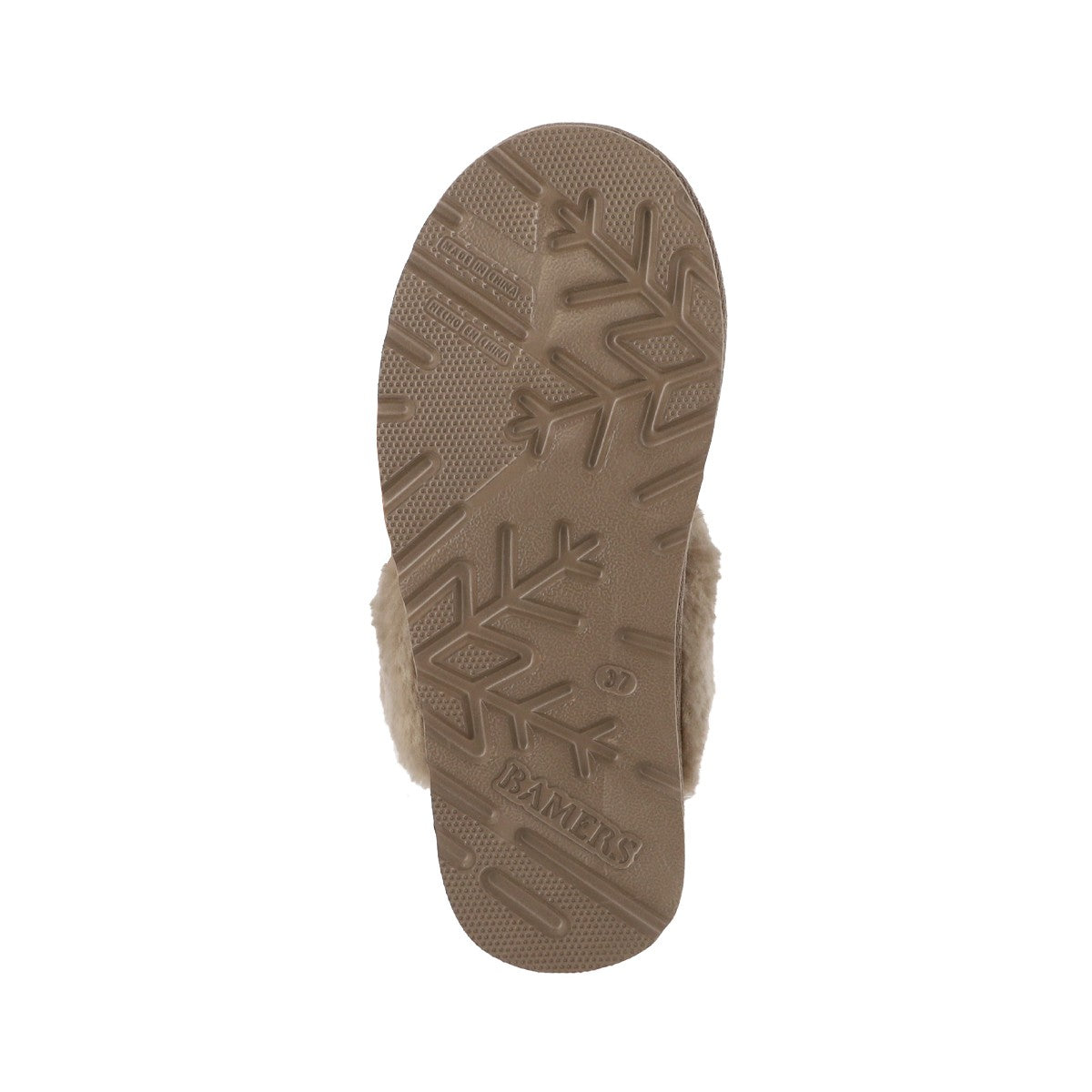Pantuflas Mujer Fur Leather II Taupe