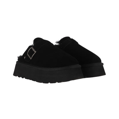Pantuflas Mujer Ravelo High Negro