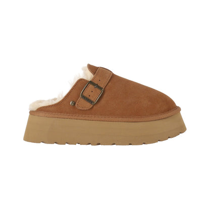 Pantuflas Mujer Ravelo High Caramel