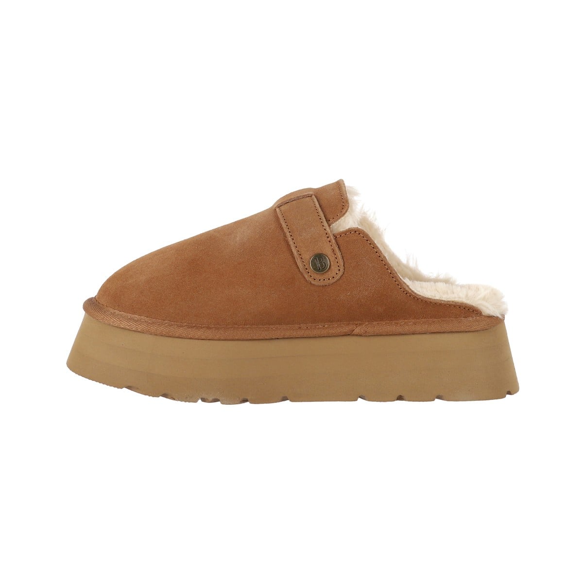 Pantuflas Mujer Ravelo High Caramel