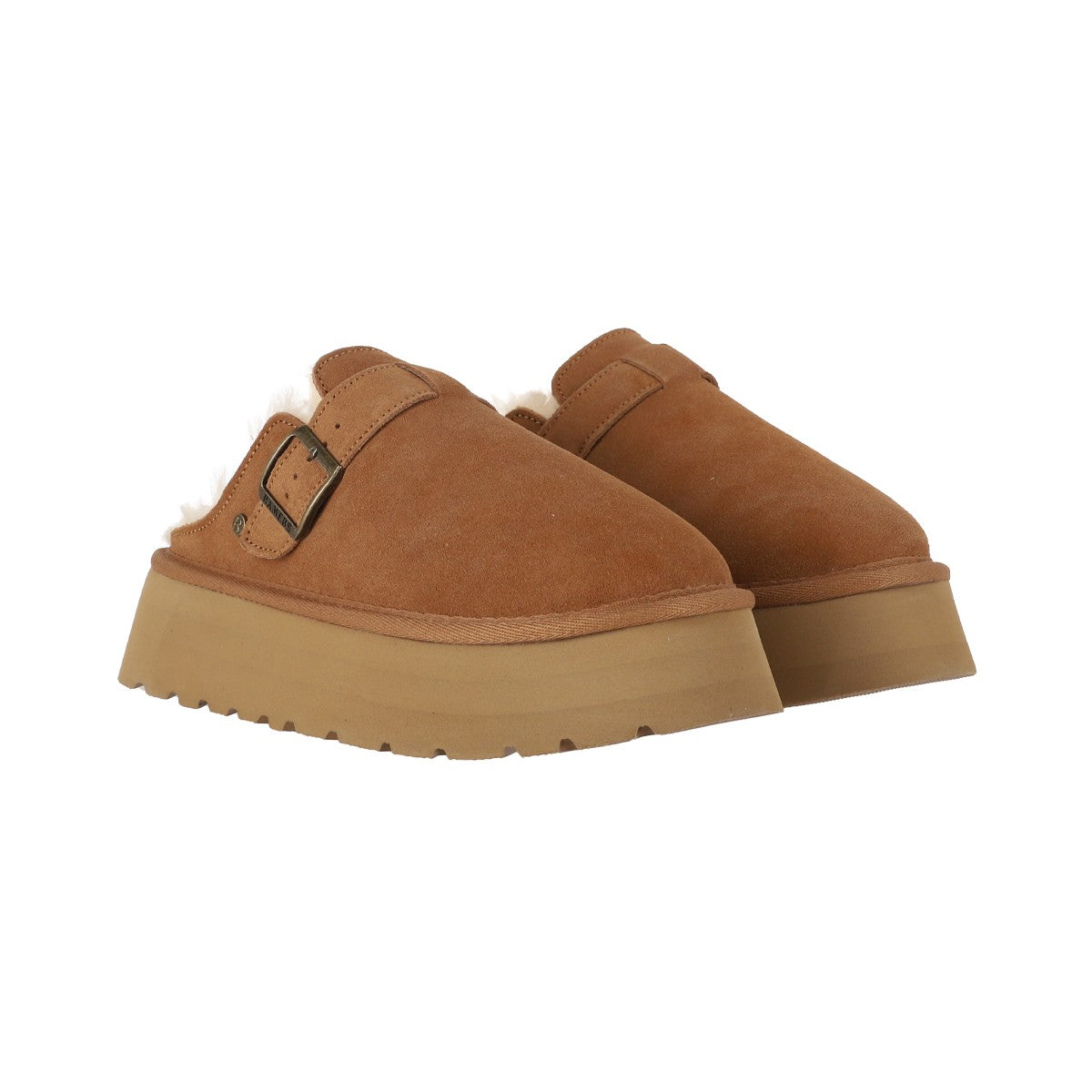Pantuflas Mujer Ravelo High Caramel