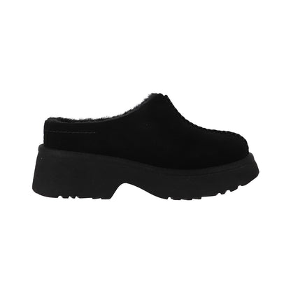 Pantuflas Mujer Luisiana Leather Negro