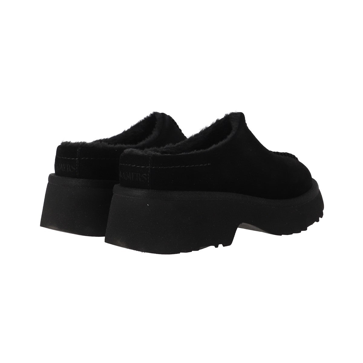 Pantuflas Mujer Luisiana Leather Negro