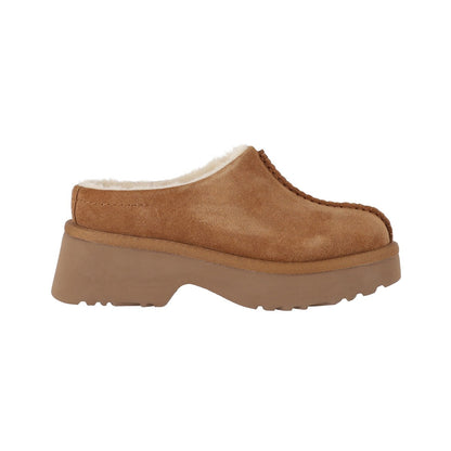 Pantuflas Mujer Luisiana Leather Caramel