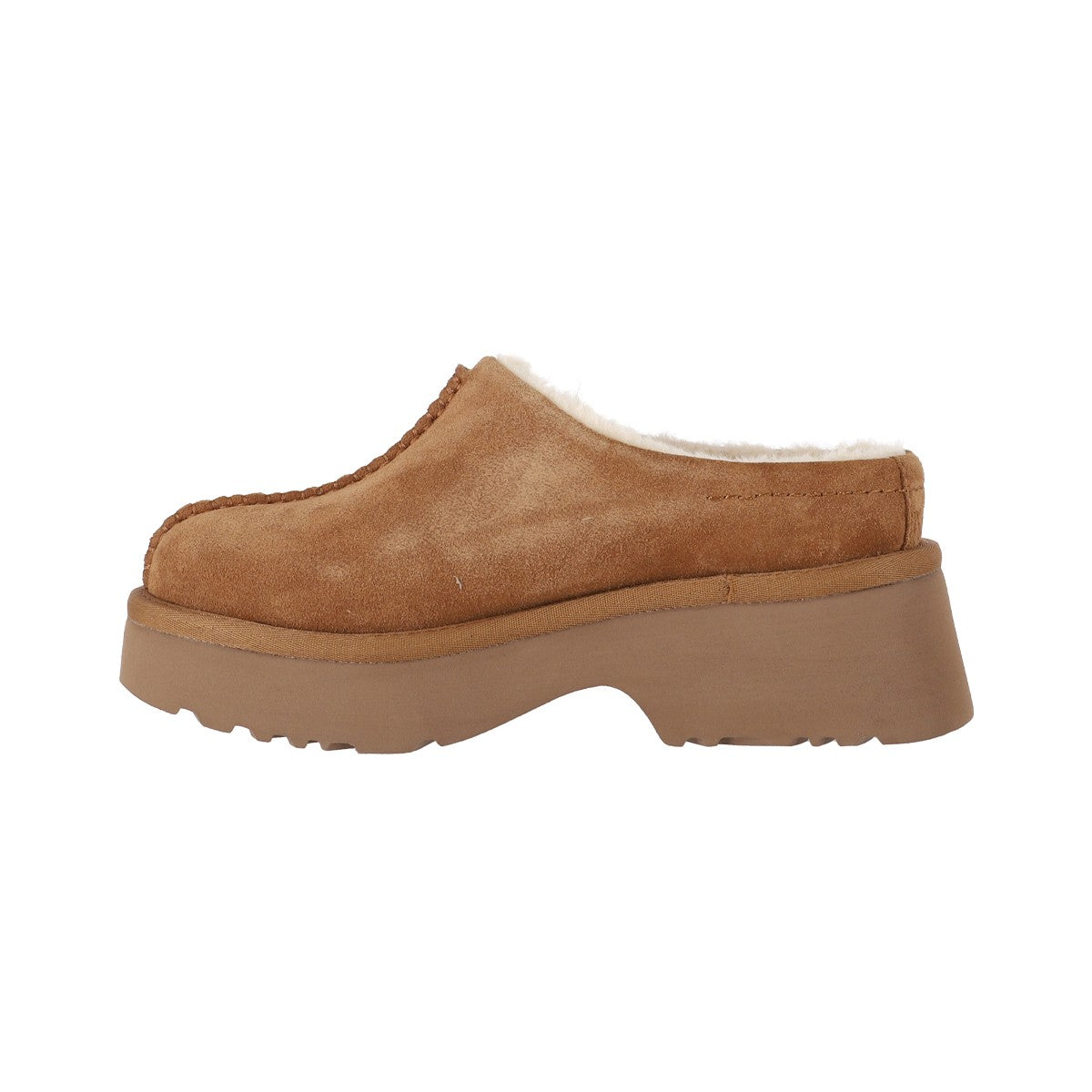Pantuflas Mujer Luisiana Leather Caramel